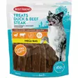 Best friend treats ankka härkä pihvi 1000 g koiran makupalat - Koiran puruluut, purutikut ja pururullat - 5700551173608 - 1