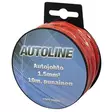 punainen autojohto 1,5 mm2 autoline - Kaiutinjohdot ja virtakaapelit - 6438255190018 - 1