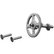 Briggs & stratton 84005207 nokka akseli - Ruohonleikkurin teräakselit ja istukat - 0047282774328 - 2