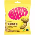 Bubs ovals banana toffee 90g banaani toffee hedelmäkarkit - Karkkipussit - 7393077181608 - 1