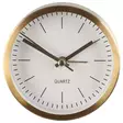 Hiljainen herätyskello vienna 9cm kulta - Herätyskellot - 6410416501628 - 1