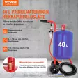 Siirrettävä hiekkapuhallussäiliö pyörillä ja painemittarilla - Hiekkapuhallus ja soodapuhallus - 6438471033458 - 8