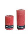 Huurrekynttilä punainen 10cm - Pöytäkynttilät - 6416906236018 - 4