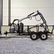 Hydraulinen tukkikärry traktorin perään 430cm puomilla - Mönkijän peräkärryt ja tukkikärryt - 6438471032468 - 5