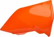 Ilmansuodatinkotelon kate SX/SXF16-18 EXC17 oranssi - Motocrosspyörien sivukatteet - 5604415075728 - 2