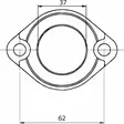 Imukurkku Polaris - moottorikelkan - Moottorikelkan kaasuttimen laipat ja imu - 0710058 - 3