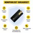 Invertteri asuntoautoon 2500w 12v - Auton invertterit - 6438471351958 - 5