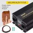 2500w invertteri autoon siniaalto - Auton invertterit - 6438471351958 - 4