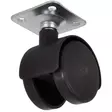 Kalustepyörä kääntyvä 55mm - Kalustepyörät - 6438471346978 - 1