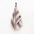 Fanni k puuvillapyyhe 30 x 50 cm beige valkoinen - Löylytuoksut ja tekstiilit - 6410416502878 - 2