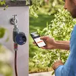 Gardena smart app älypuhelimessa, kasteluaikataulu ja säätiedot näkyvissä - Puutarhan hanat, ajastimet ja jakajat - 4066407028128 - 3
