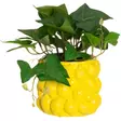 Keltainen suojaruukku kasveille 4 living lemon - Kukkaruukut - 6410416455648 - 2