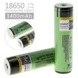 Ladattava akku 18650 3400mAh 3,7V - Ladattavat paristot ja akut - 6438471010428 - 2
