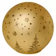 Lyra led lasikupu 15 cm mattakultainen - Valokoristeet - 6435200322418 - 1