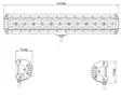 Led työvalopaneeli 288W Flood - Työvalot - 109-85288 - 3