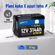 Mini akku asuntoautoon tehokas lifepo 314ah - LifePO4-akut - 6438471354348 - 3