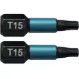 Makita torx t15 ruuvauskärjet 25 mm pakkauksessa 2 kpl - Porakoneen kärjet - 088381532938 - 1