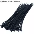 Nippuside musta 100kpl - Nippusiteet ja rst-nippusiteet - 6430032159768 - 1