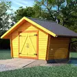 U6 puuvaja kasausvalmis - LP Garden piharakennukset - 6424110251048 - 5