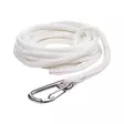 Qvarken Kiinnitysköysi Dockline karbiinihaalla 12mm 12m valkoinen - Veneen kiinnitysköydet ja kettingit - 6438235214758 - 1