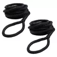 Qvarken Lepuuttajan köysi 10mm 2m musta 2kpl - Veneen kiinnitysköydet ja kettingit - 6438235215458 - 1