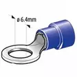 rengasliittimet 6,4mm auotline - Abikot - 6438255200168 - 2