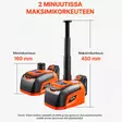 Sähköinen autotunkki nostaa 2 minuutissa maksimikorkeuteen - Hallitunkit, pullotunkit ja autopukit - 6438471353778 - 6