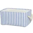 Sinivalkoraitainen säilytyskori, kangaskori seaside - Sisustuskorit - 6410416466408 - 1