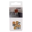 microsulakkeet 5kpl pakkauksessa, ruske - Auton sulakkeet ja sulakerasiat - 6438255030758 - 2