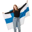 iso suomenlippu kannustukseen - Liput ja lipputankotarvikkeet - 6410411494628 - 2