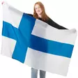 suomi fanilippu, kannustuslippu - Liput ja lipputankotarvikkeet - 6410411494628 - 1