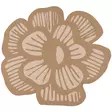 Tabletti sarka beige kukkatabletti - Pöytäliinat ja pöytätabletit - 6410416544878 - 1