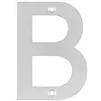 Tarmo talokirjain b 100 mm ruostumaton teräs kopio - Talonumerot - 6410416567228 - 1