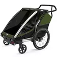 thule chariot cab 2 cypress green - Kuljetusistuimet ja pyöräperäkärryt - 872299048748 - 2
