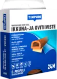 Tiivistenauha D 24m ruskea - Tiivisteet ja tiivistenauhat - 6418091706468 - 1
