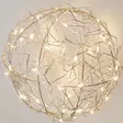 Hopeanvärinen led valopallo 15 cm - Led-valopallot - 8721037547598 - 1