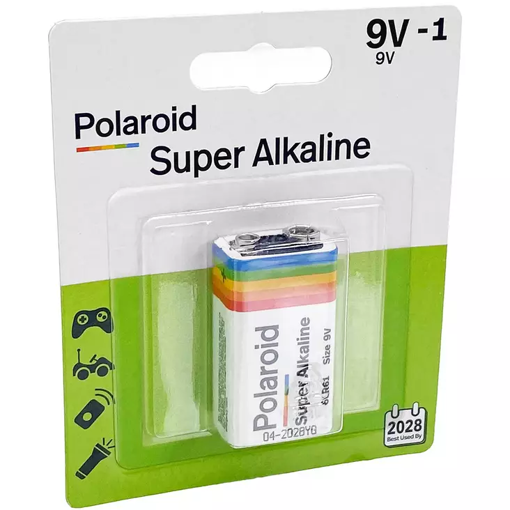 polaroid paristo 9V - 9V, D- ja C-paristot - 6438168100708 - 1