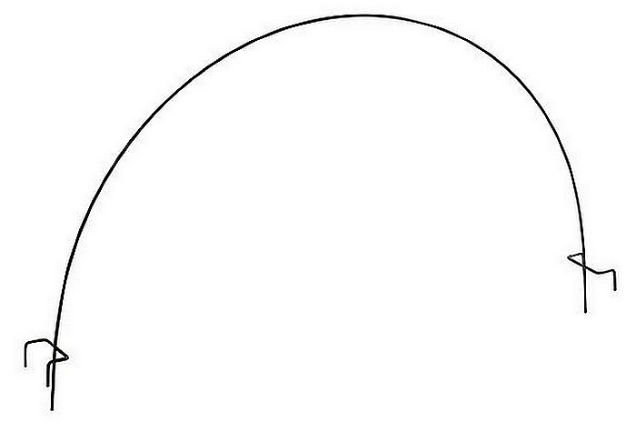 Metallinen kasvitunnelin kaari - Kasvihuoneet ja viljelylaatikot - 6430040629338 - 1