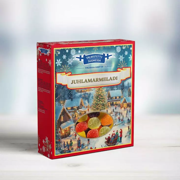 Finlandia candy juhlamarmeladi 650g rasia - Suklaalevyt ja konvehdit - 6438448006898 - 1