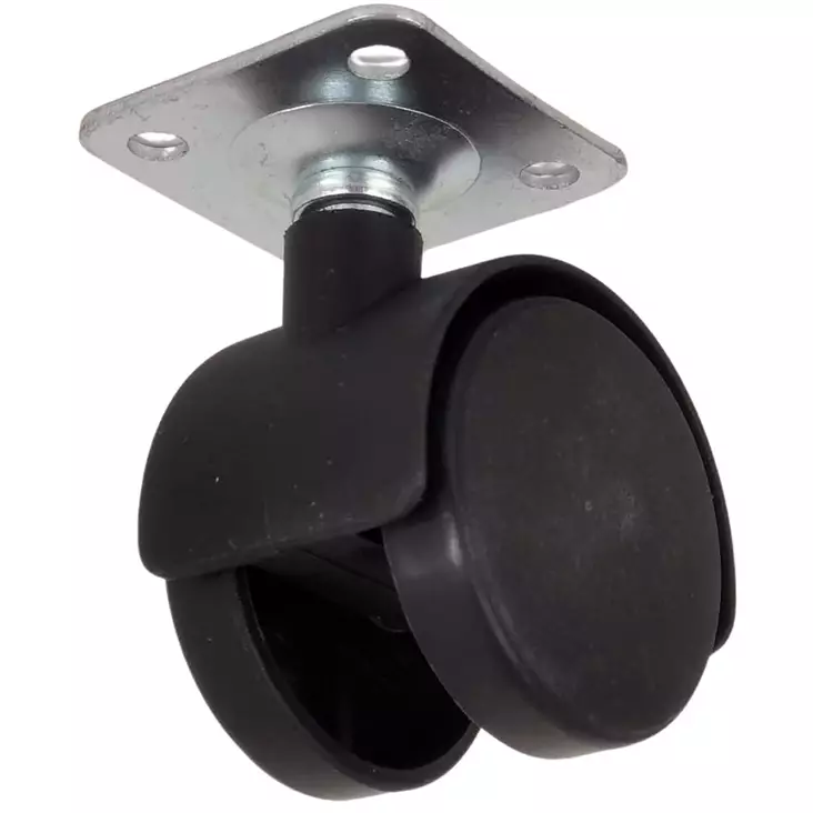 Kalustepyörä kääntyvä 55mm - Kalustepyörät - 6438471346978 - 1