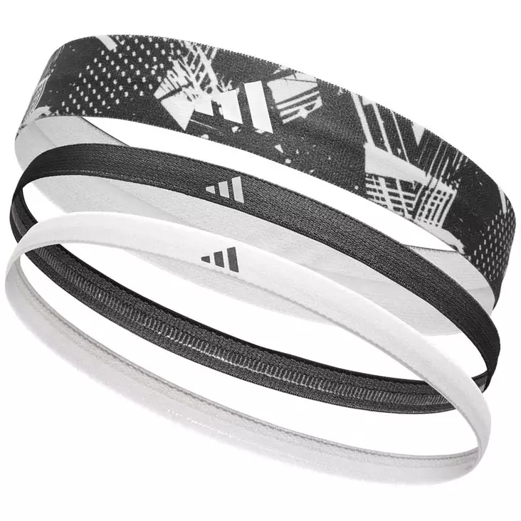 Adidas hairband graphics black hiuspannat 3 kpl - Kuntoiluvälineet - 885652027298 - 1