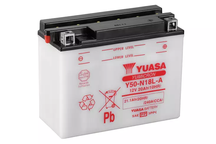 Akku 12V 18Ah Y50-N18L-A Yuasa - Pienkoneakut 10-30Ah - 5050694032158 - 2
