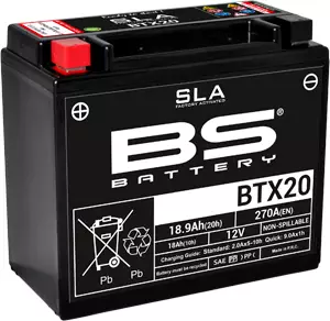 Akku BS Battery BTX20 (FA) SLA - Sealed & Activated 6.05kg - Pienkoneakut 10-30Ah - 3661453006888 - 2