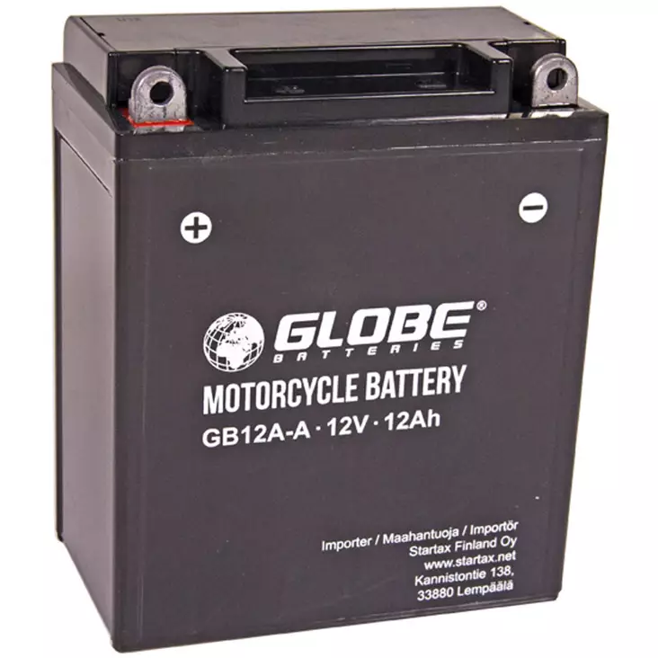 Globe gel akku lähikuva, huoltovapaa rakenne - Pienkoneakut 10-30Ah - 6438255985768 - 1