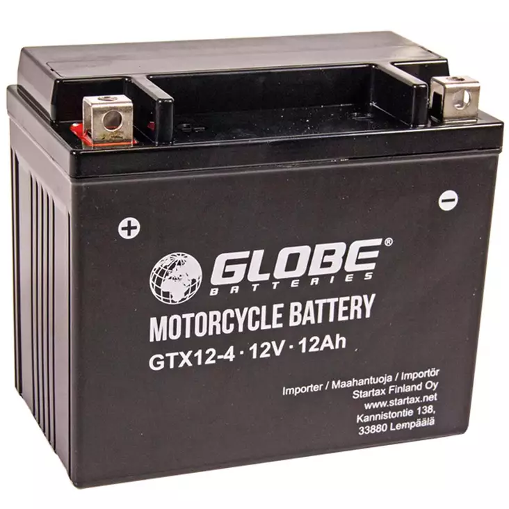 Geeliakku 12ah gtx12 4 ytx12 moottoripyörään - Pienkoneakut 10-30Ah - 6438255985188 - 1