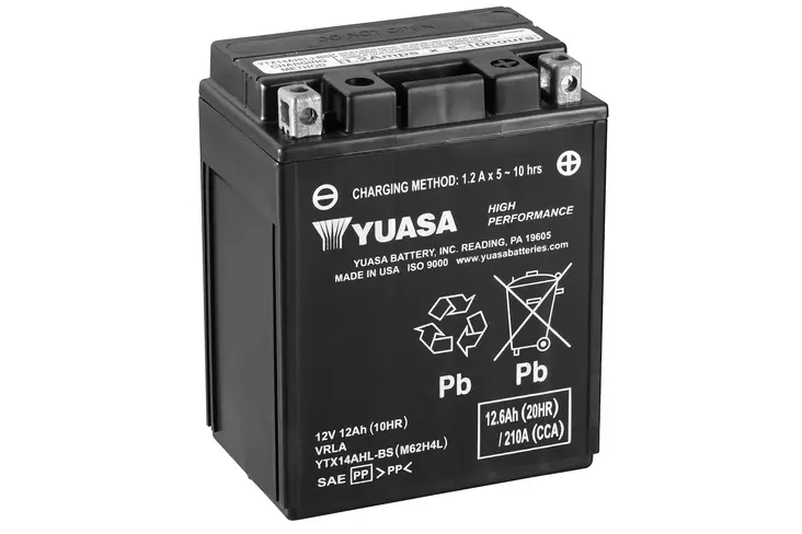 Akku Yuasa YTX14AHL-BS 12V 12Ah - Pienkoneakut 10-30Ah - 048493621418 - 2