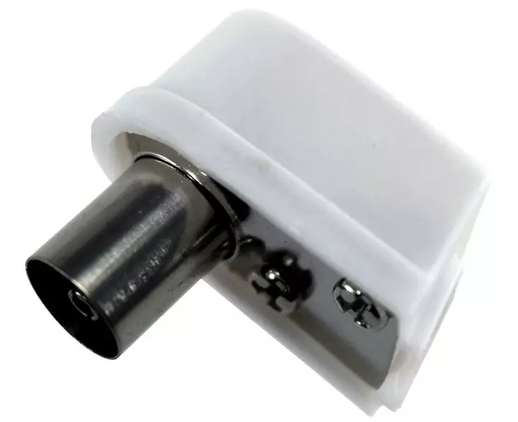 Antennipistoke kulma naaras - Antennijohdot ja liittimet - 6438140980588 - 2