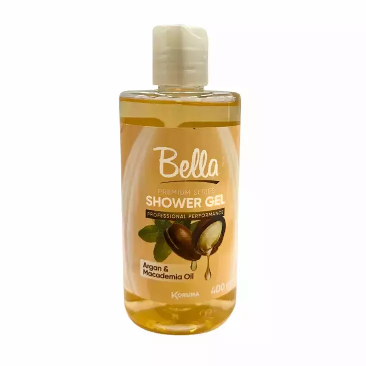Bella argan macadamia oil 400 ml suihkugeeli ravitsevilla luonnonöljyillä - Suihkusaippuat - 8690674001438 - 1