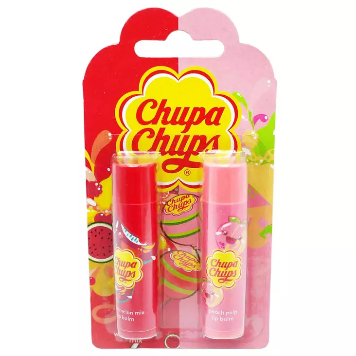 Chupa chups huulirasva persikka ja vesimeloni - Kasvohoito - 5013692270328 - 1