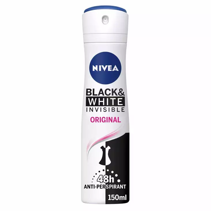 Black white invisible deodorantti 150ml - Naisten deodorantit - 4005900036568 - 1